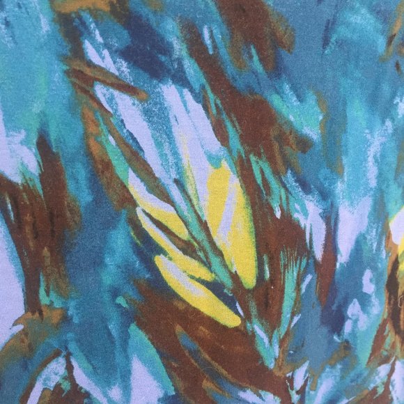 J.Jill blue feather stretch tank - size XS - Picture 6 of 7